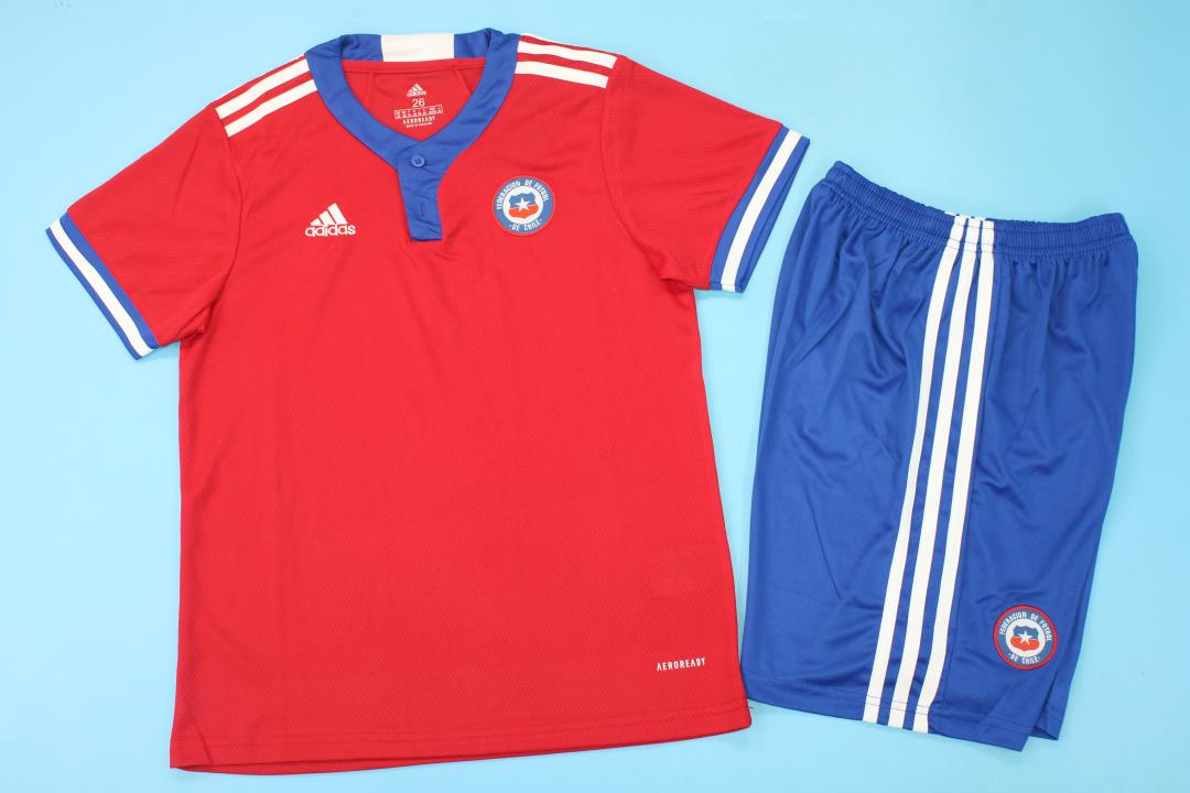 Kids-Chile 21/22 Home Soccer Jersey